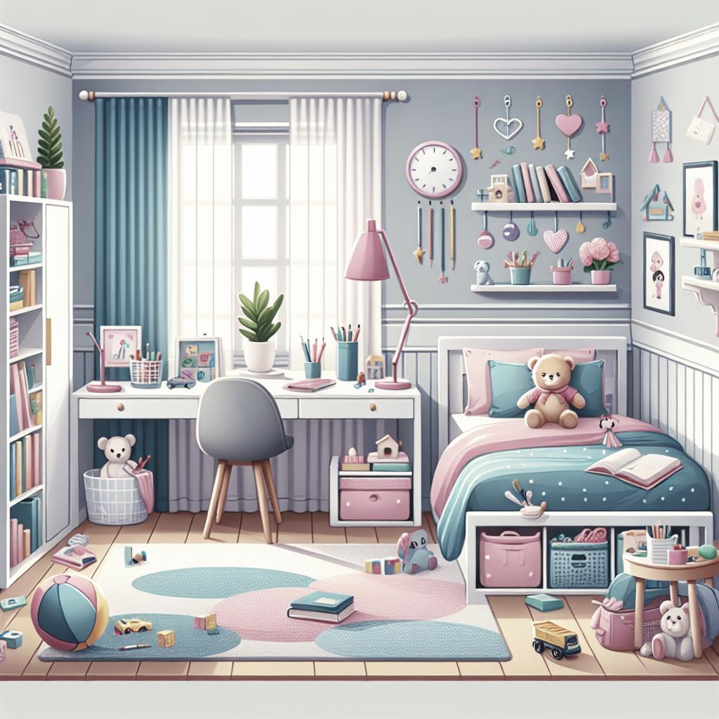 Idées de Décoration pour une Chambre de Fille de 10 Ans